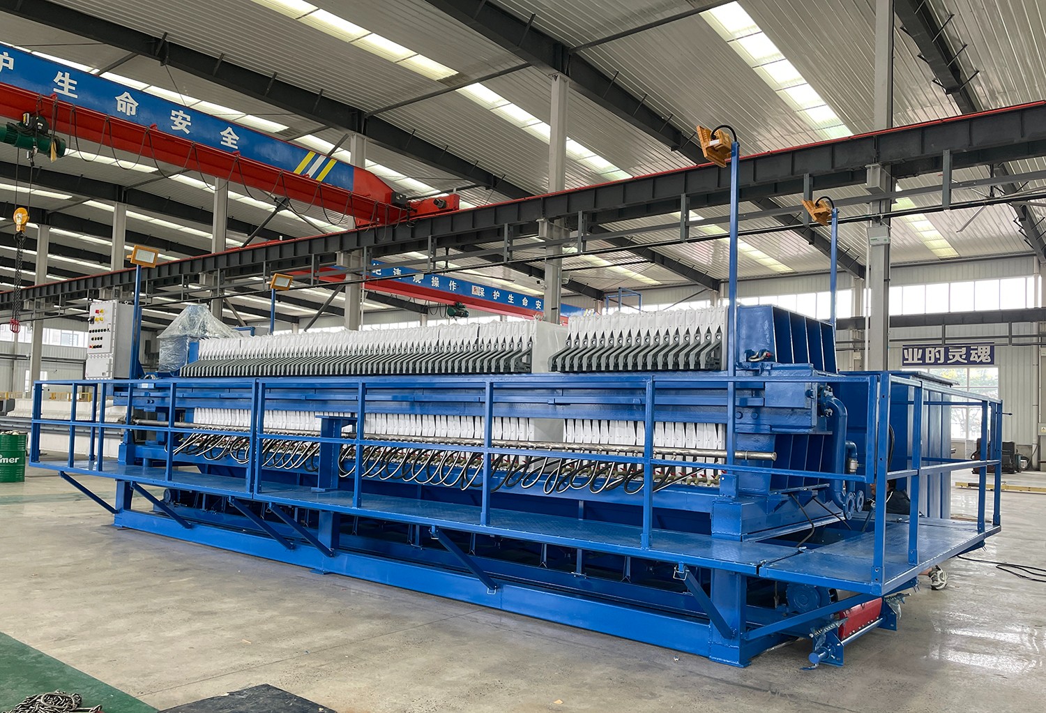 450平方廂式隔膜壓濾機005